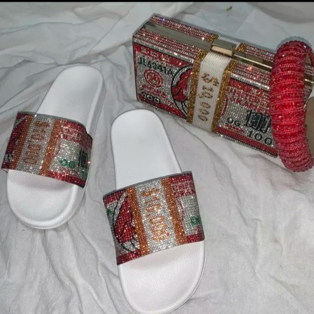 2pc Slipper and Clutch Set